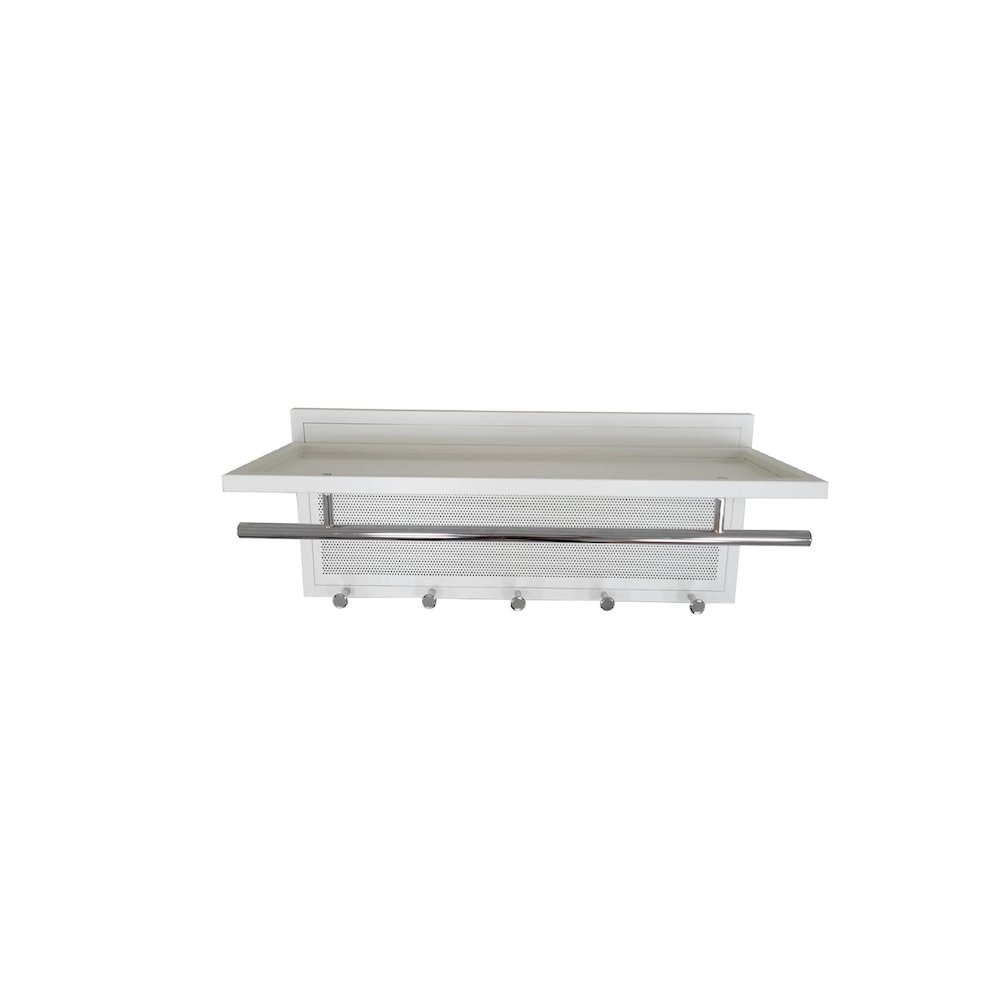 Esyspot Metal Powder Coating Hook Wall Mounted With Shelf. Picture 3