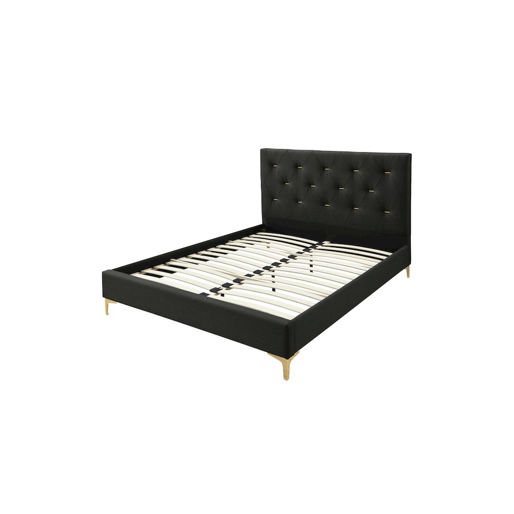Colton Platform Upholstery Bed Queen. Picture 1