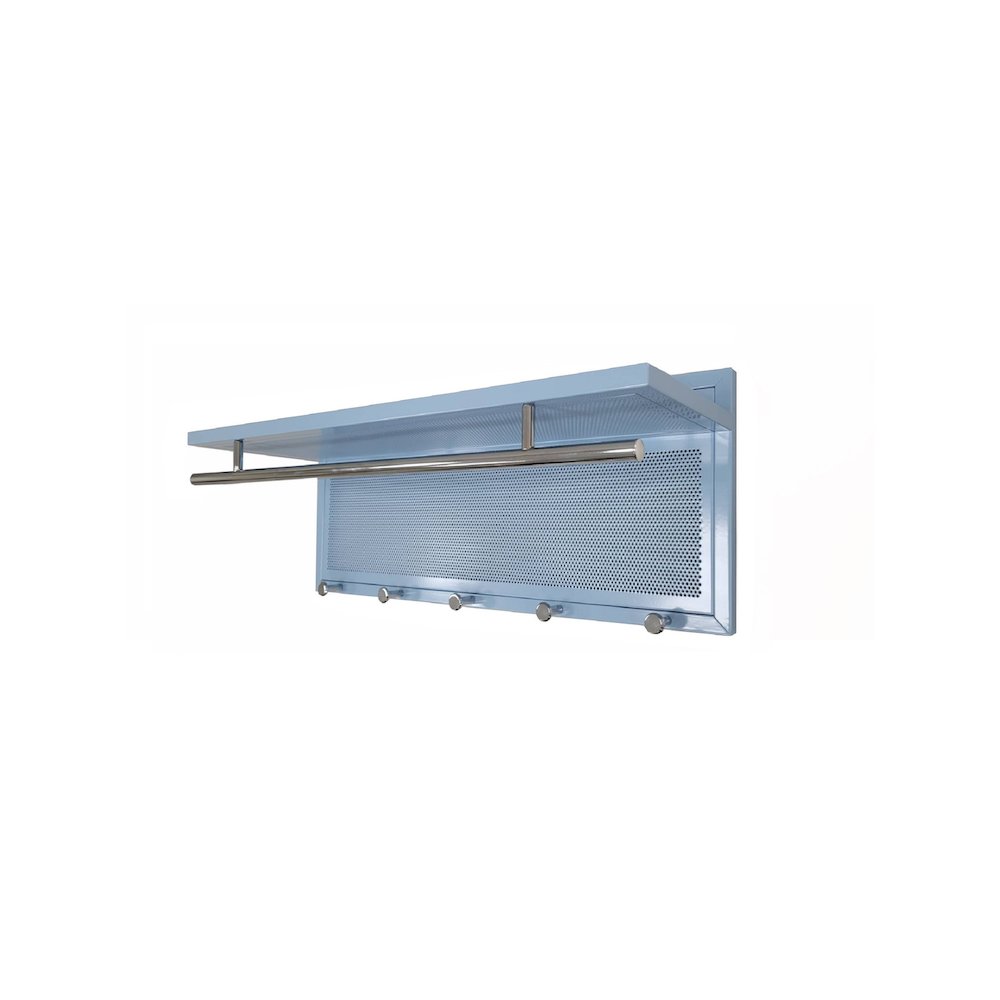 Esyspot Metal Powder Coating Hook Wall Mounted With Shelf. Picture 2