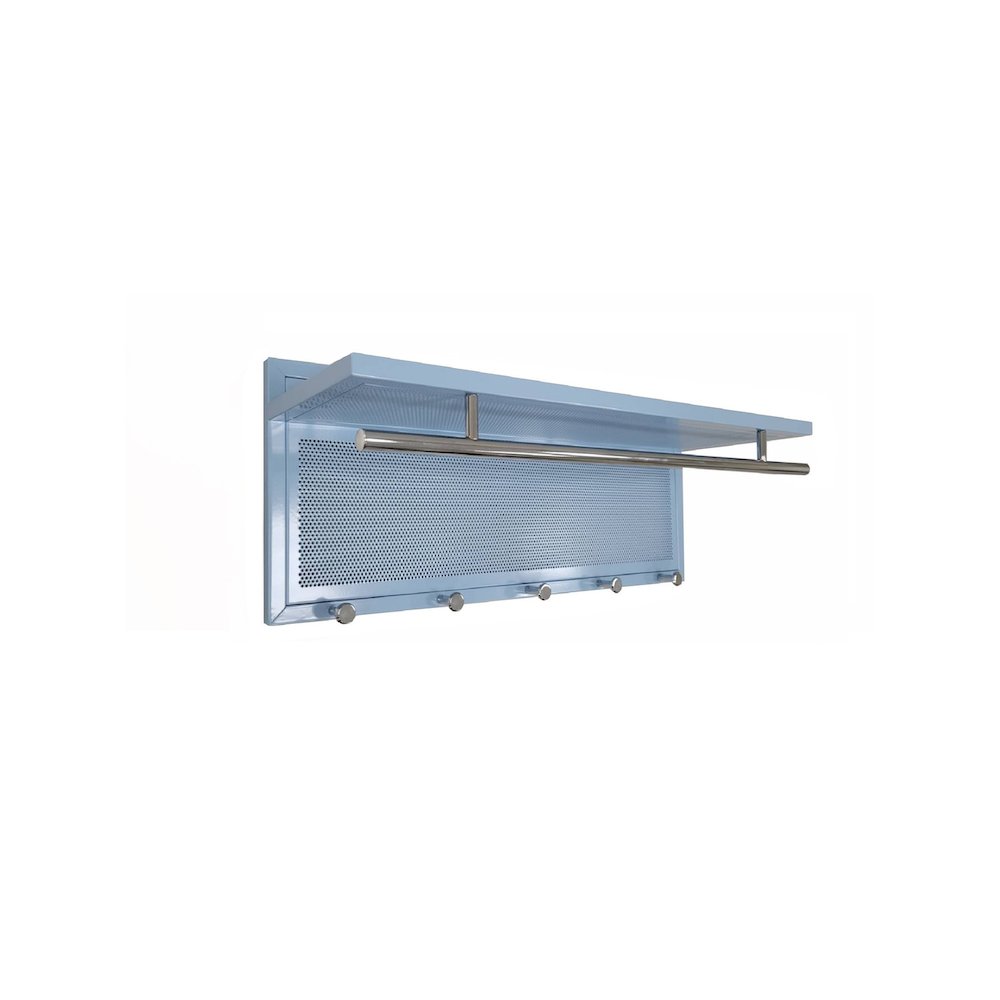 Esyspot Metal Powder Coating Hook Wall Mounted With Shelf. Picture 3