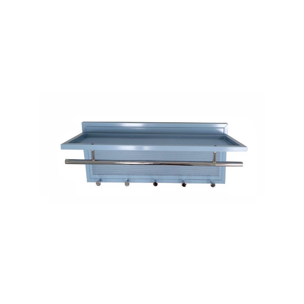 Esyspot Metal Powder Coating Hook Wall Mounted With Shelf. Picture 4