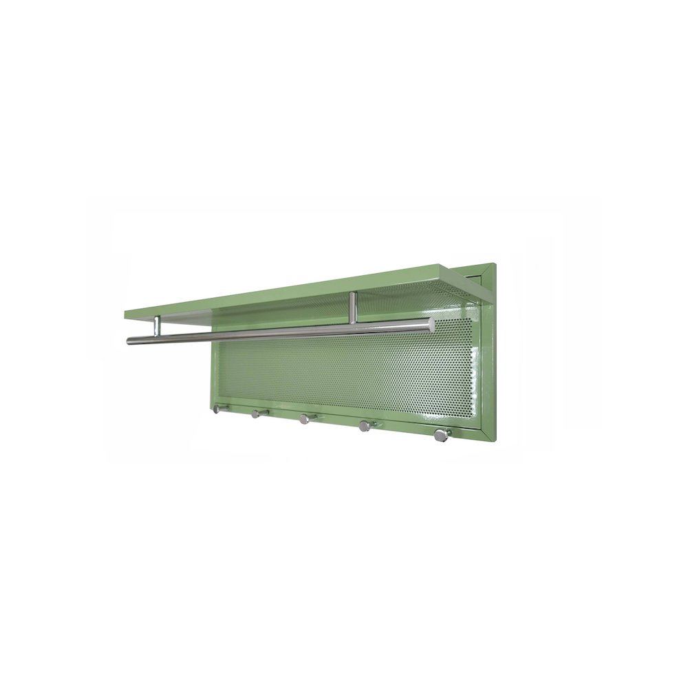 Esyspot Metal Powder Coating Hook Wall Mounted With Shelf. Picture 2