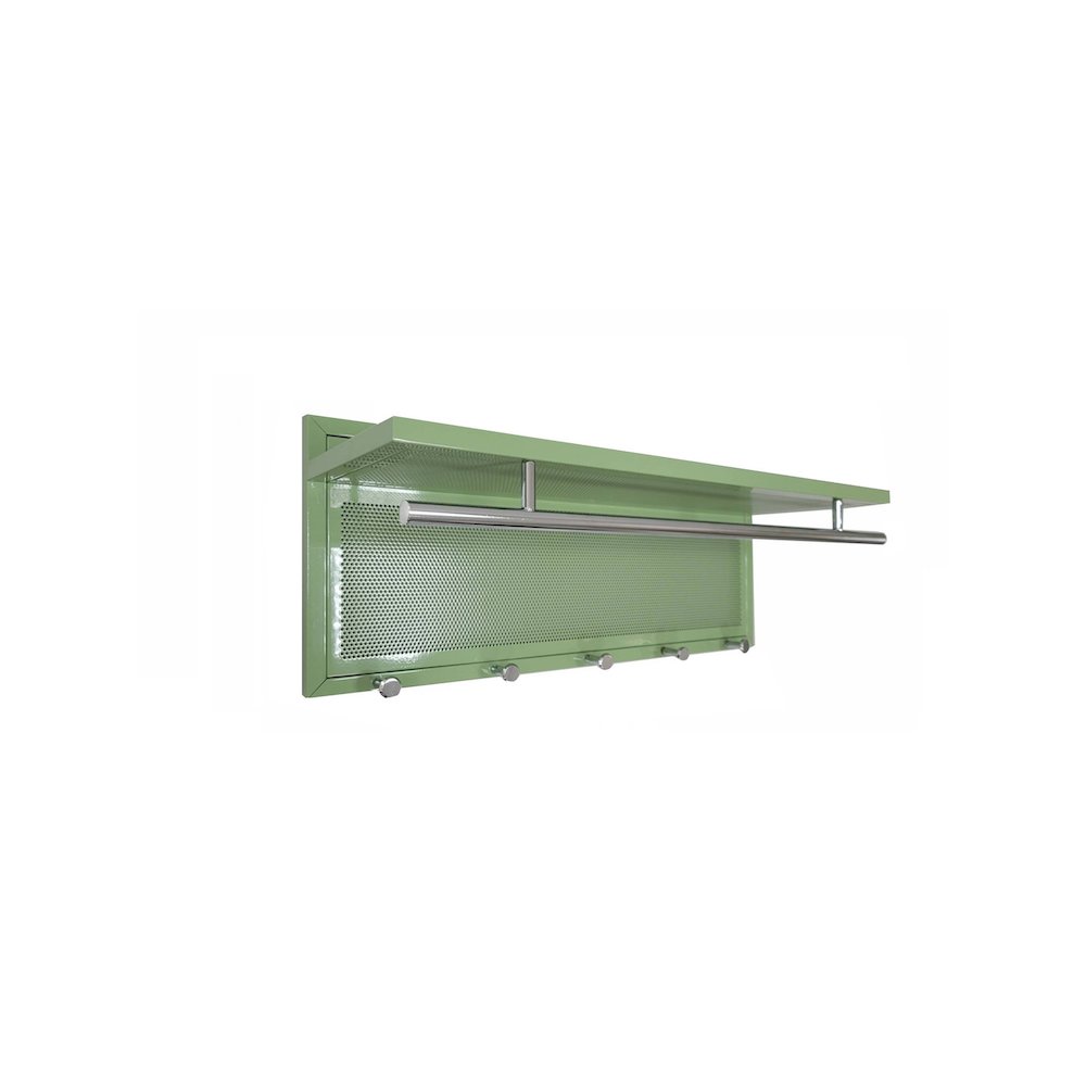 Esyspot Metal Powder Coating Hook Wall Mounted With Shelf. Picture 3