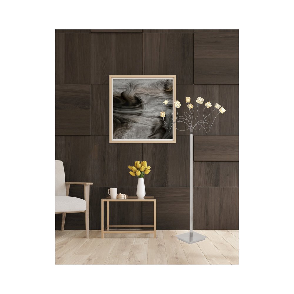 Dimmer Glow A Modern Floor Lamp With  Halogen Light. Picture 2