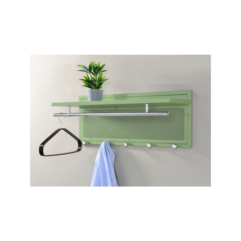 Esyspot Metal Powder Coating Hook Wall Mounted With Shelf. Picture 5