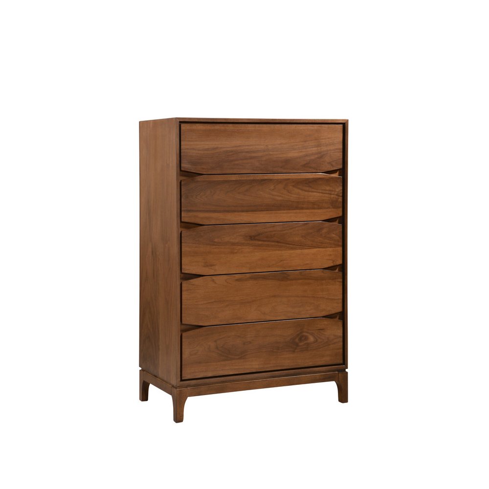 Monte Wooden Chest In Walnut Color. Picture 2