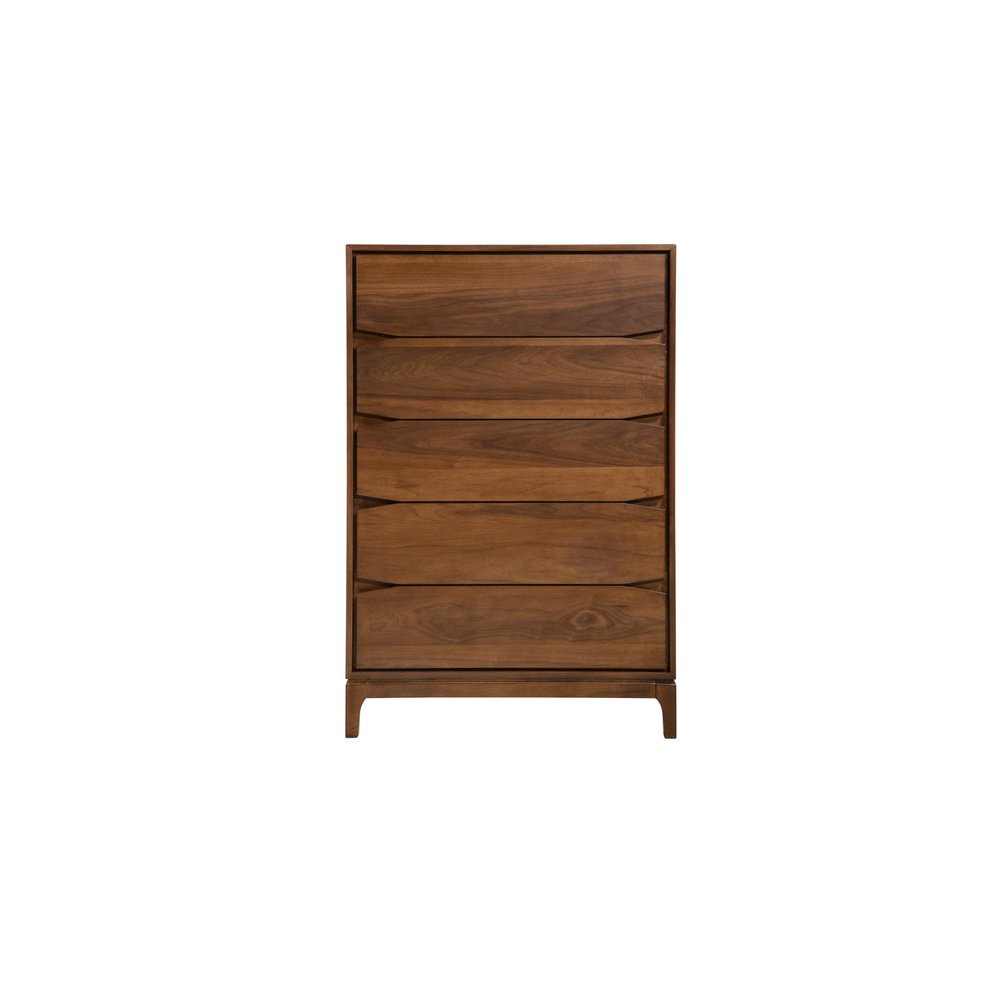 Monte Wooden Chest In Walnut Color. Picture 1