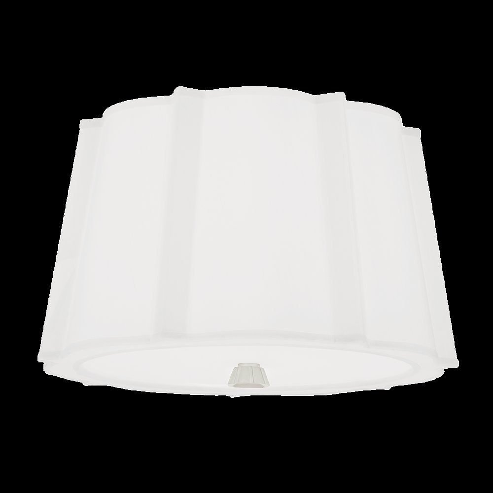 Humphrey Flush Mount, Polished Nickel. Picture 1
