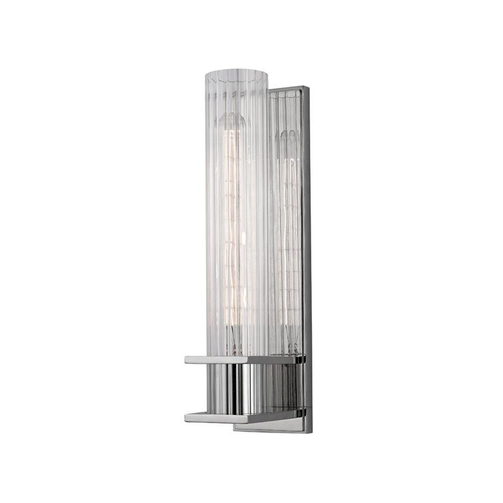Sperry Wall Sconce, Polished Nickel. Picture 1