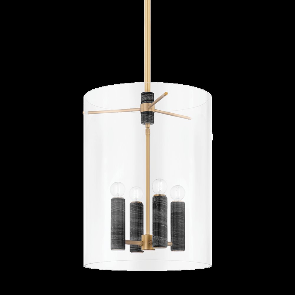 Adonis Lantern, Vintage Brass. Picture 1