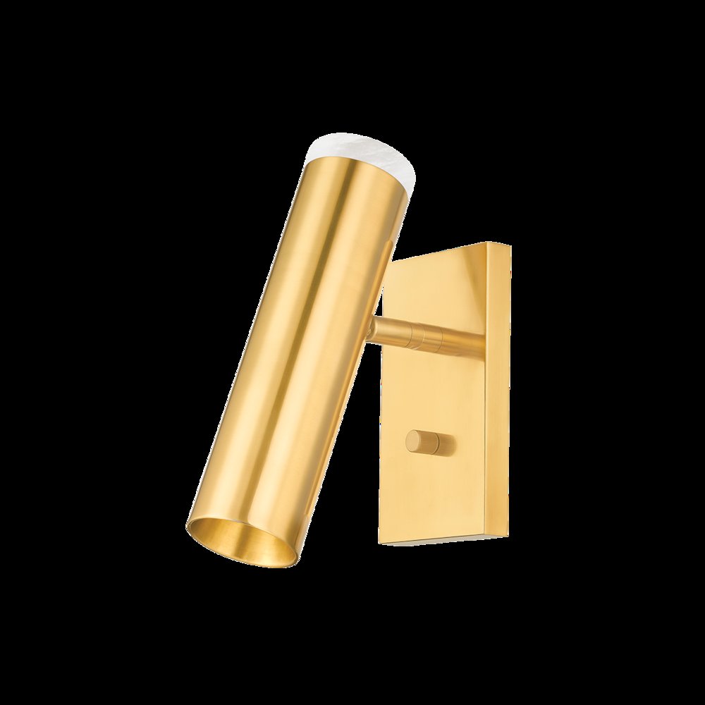 Clark Wall Sconce, Aged Brass. Picture 1