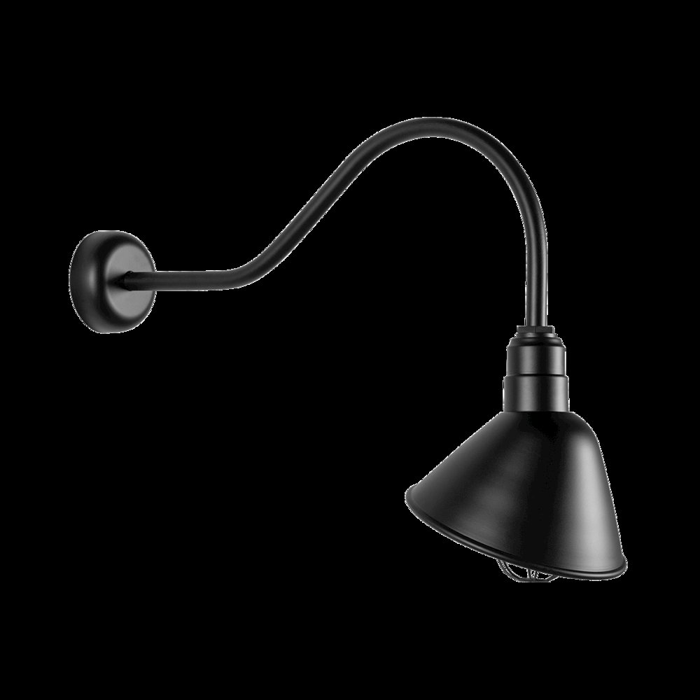 San Bruno Wall Sconce, Matte Black. Picture 1