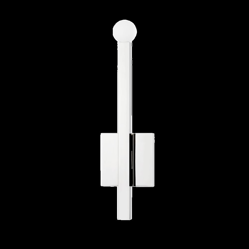 Dona Wall Sconce, Polished Nickel. Picture 1