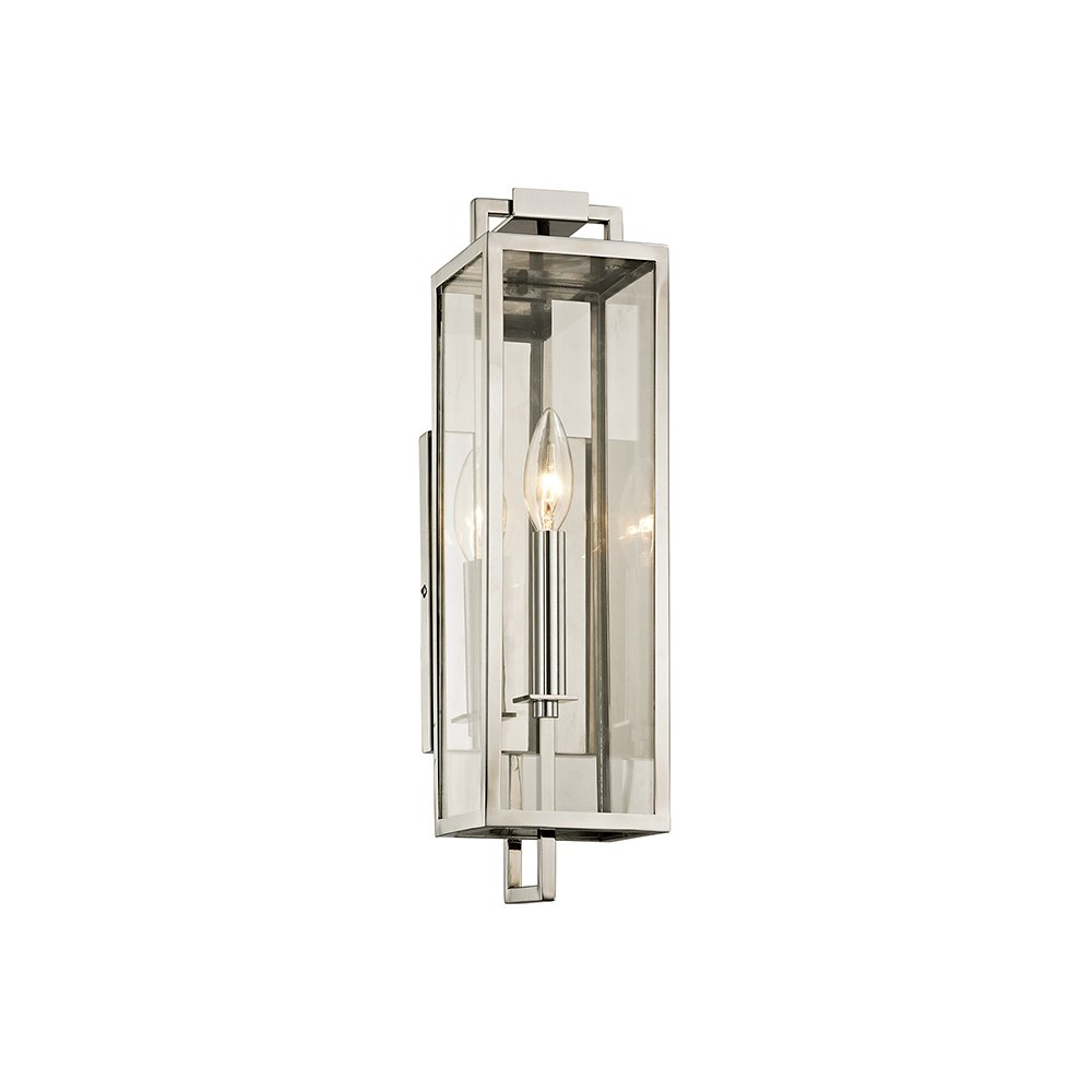 Beckham Exterior Wall Sconce, Stainless Steel. Picture 1