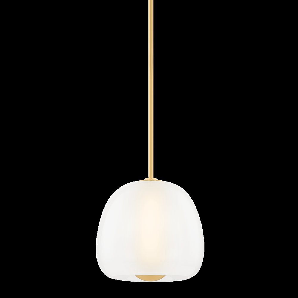 Scranton Pendant, Aged Brass. Picture 1