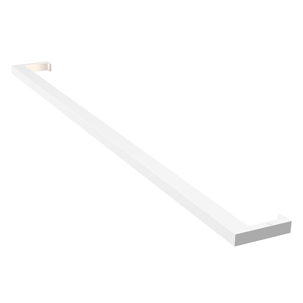 Thin-Line Wall Sconce, Satin White. Picture 1