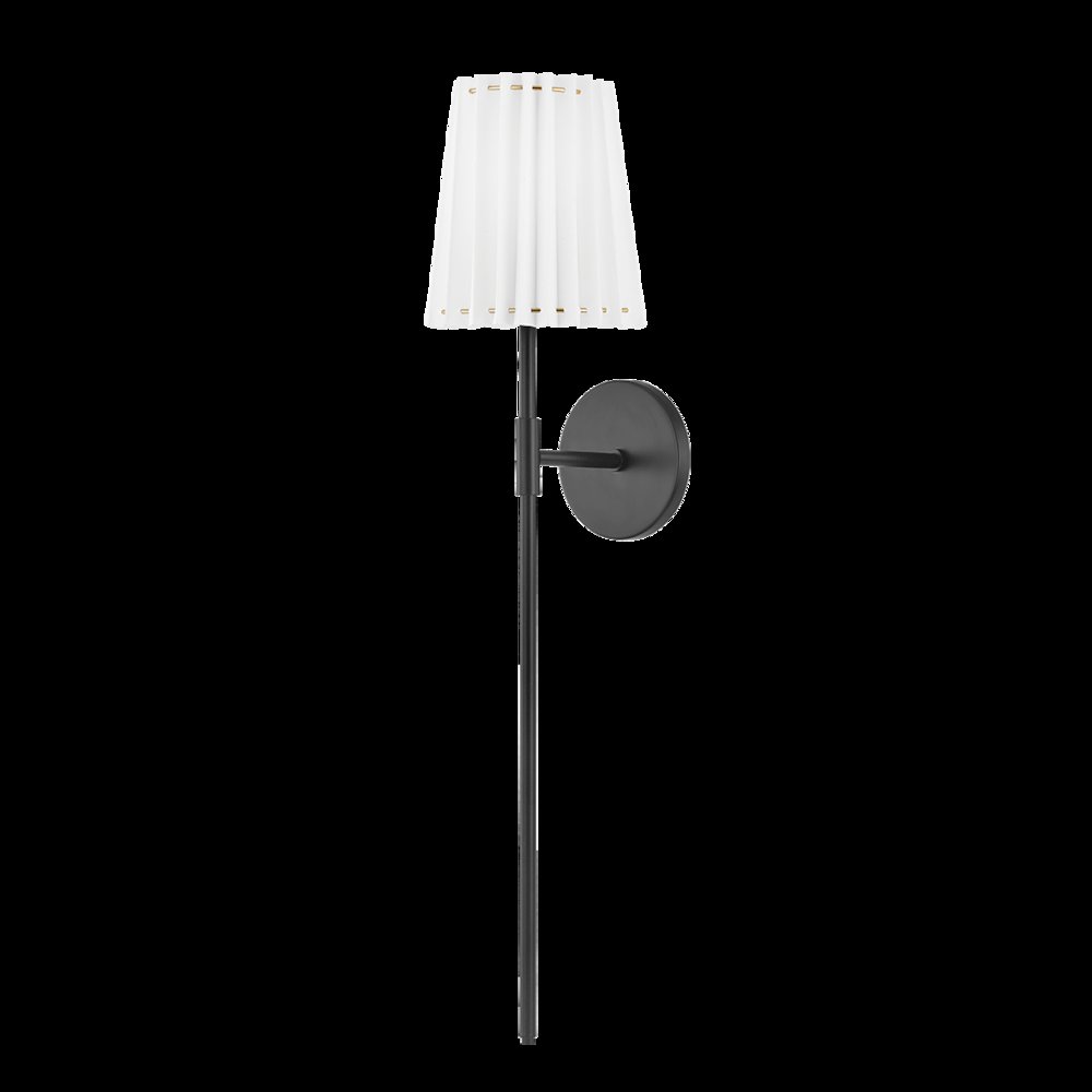 Demi Wall Sconce, Soft Black. Picture 1