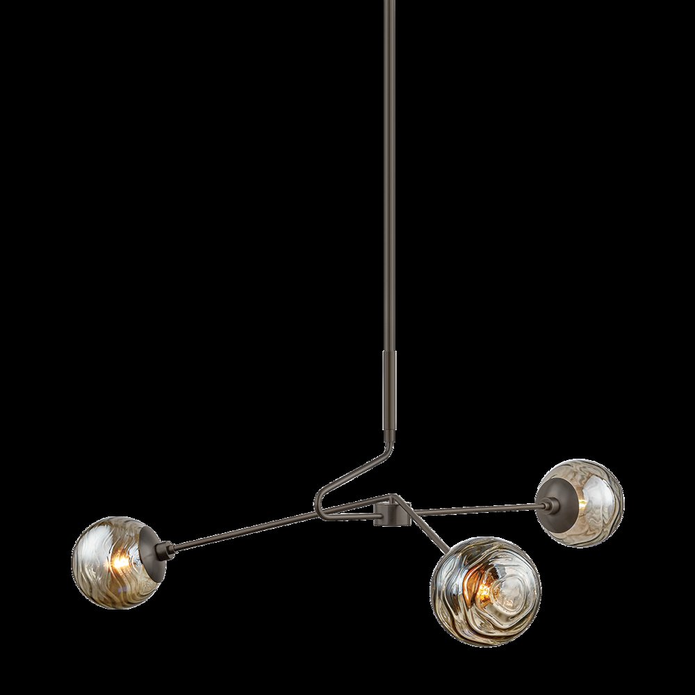 Nyla Chandelier, True Bronze. Picture 1