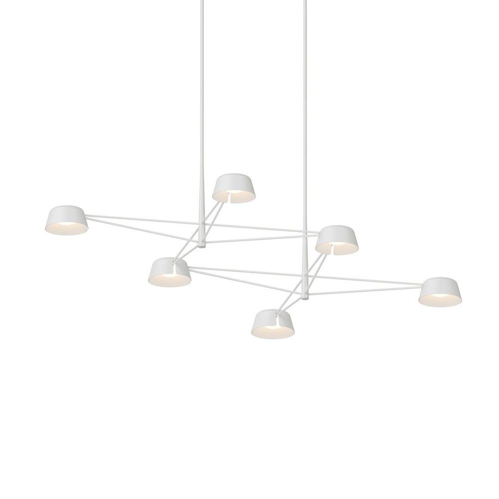 Ray Chandelier, Oxide Red. Picture 1