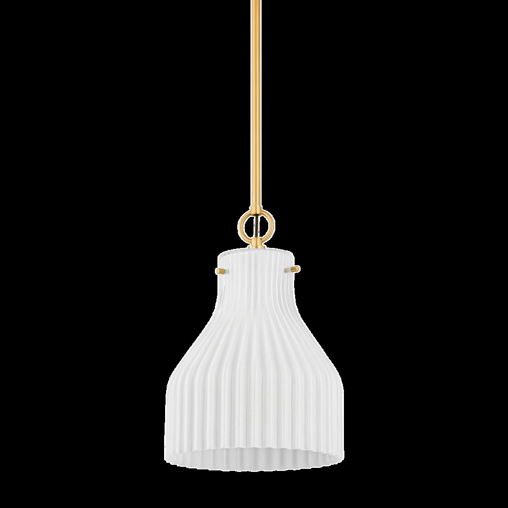 Corinthia Pendant, Aged Brass. Picture 1