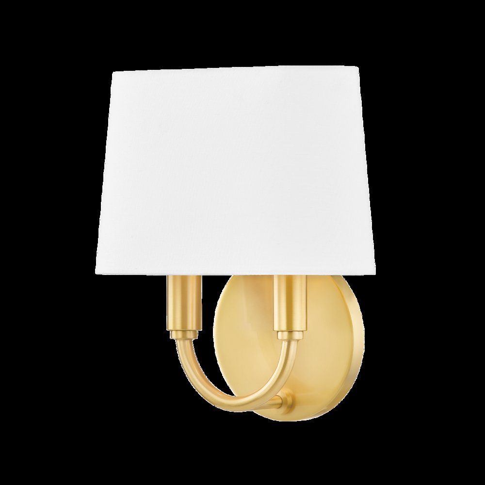 Clair Wall Sconce, Aged Brass. Picture 1