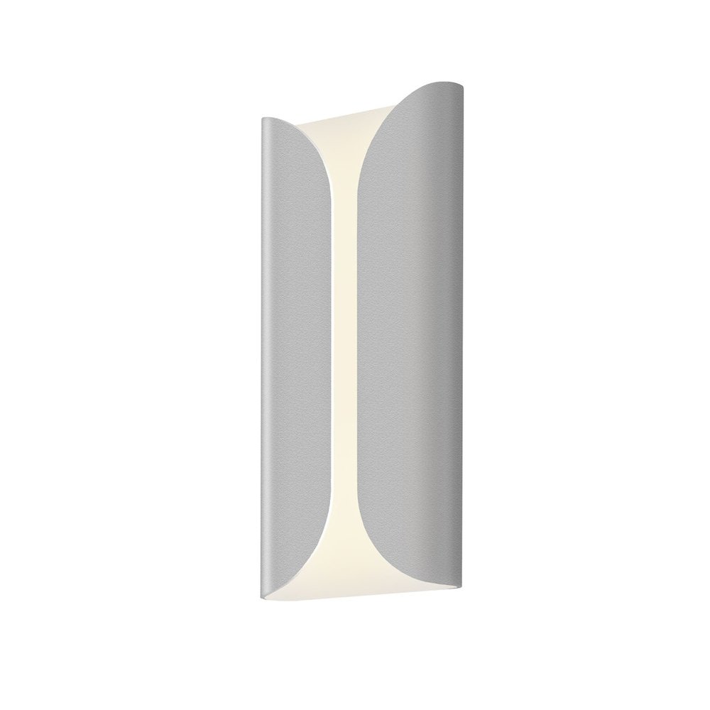 Folds Wall Sconce, Textured Gray. Picture 1
