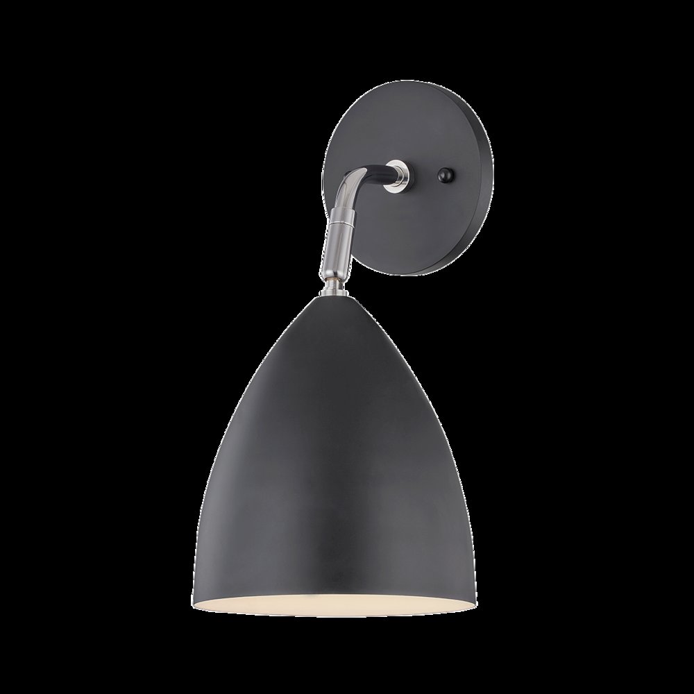 Gia Wall Sconce, Polished Nickel. Picture 1
