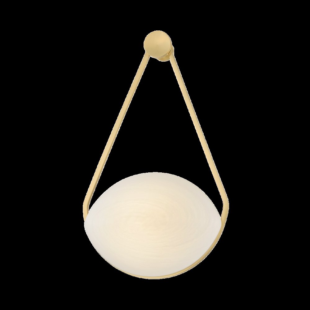 Blaina Wall Sconce, Aged Brass. Picture 1