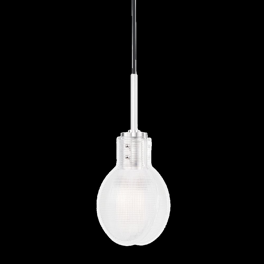 Jenna Pendant, Polished Nickel. Picture 1