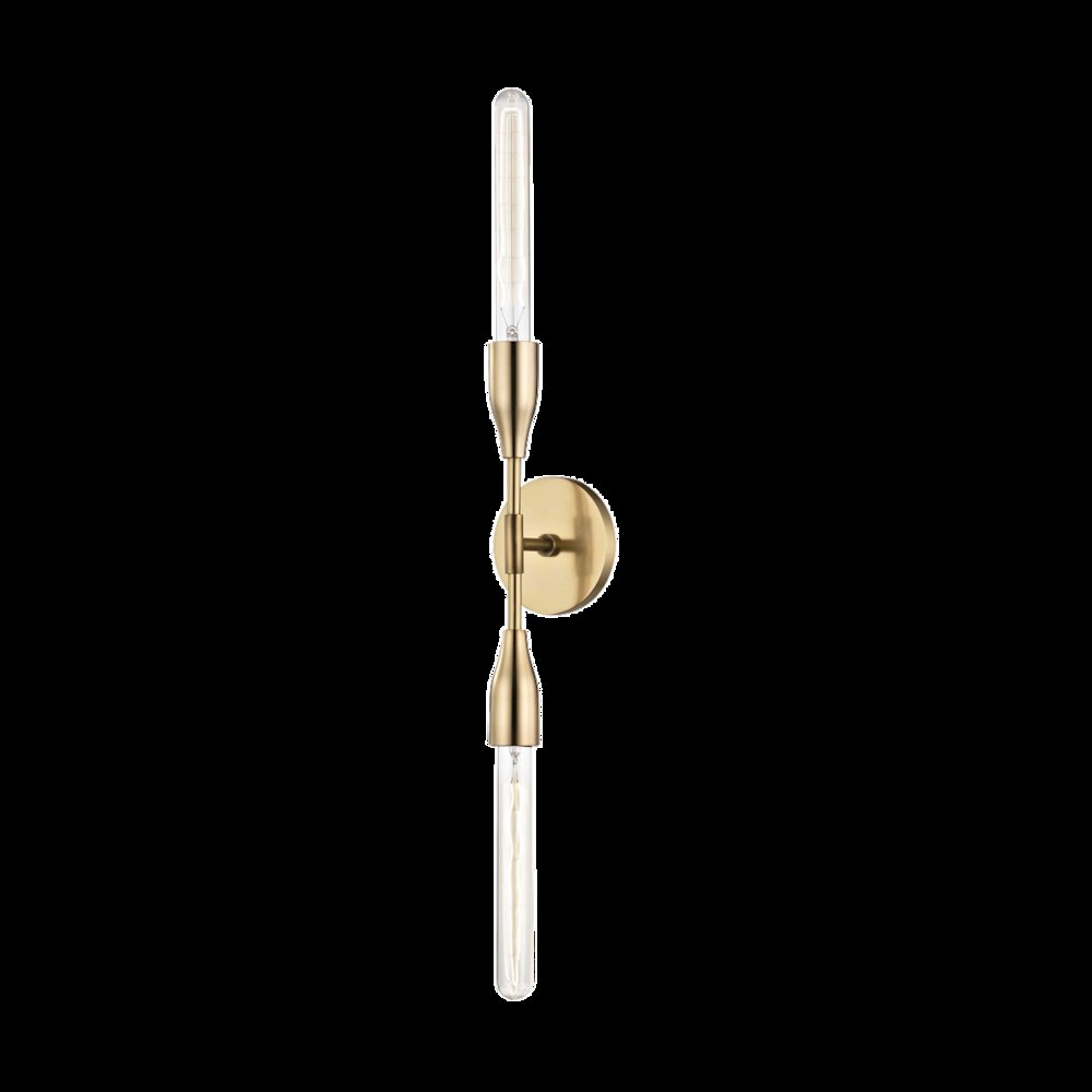 Tara Wall Sconce, Aged Brass. Picture 1
