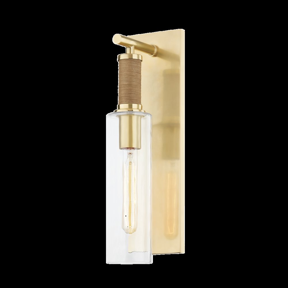 Eastchester Wall Sconce, Aged Brass. Picture 1