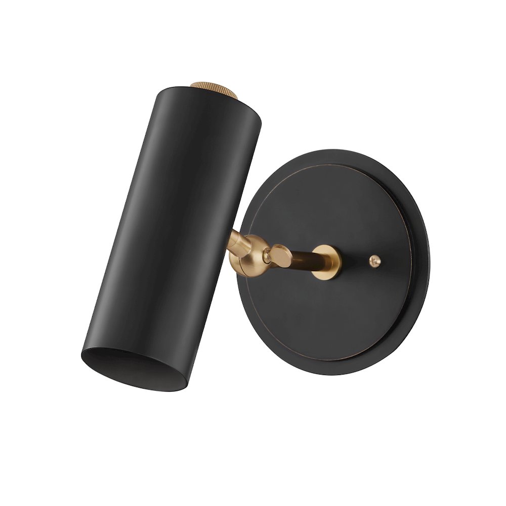 Bushwick Wall Sconce, Aged Brass, Old Bronze. Picture 1
