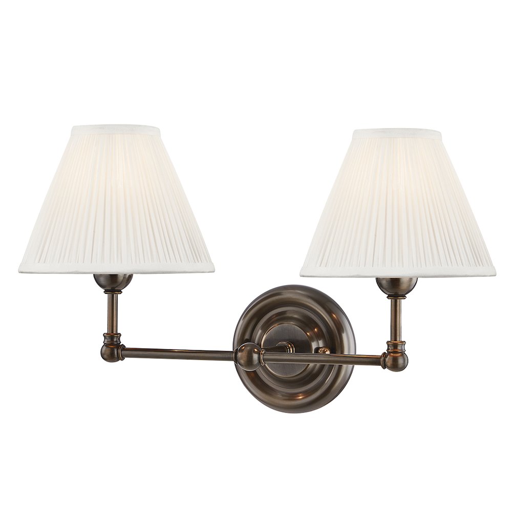 Classic No.1 Wall Sconce, Distressed Bronze. Picture 1