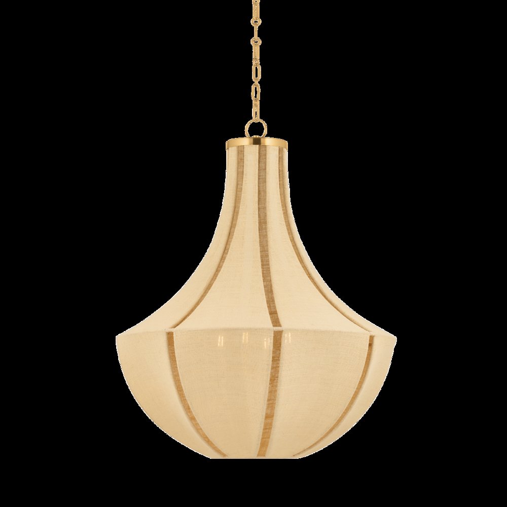 Cascade Lake Pendant, Aged Brass. Picture 1