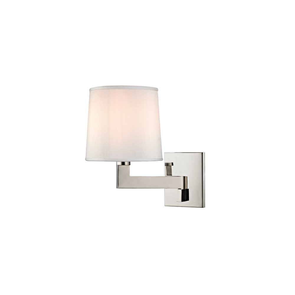 Fairport Wall Sconce, Polished Nickel. Picture 1