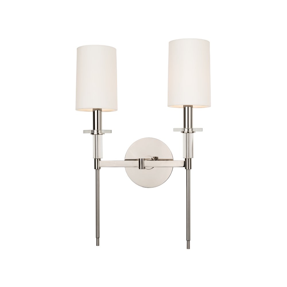 Amherst Wall Sconce, Polished Nickel. Picture 1