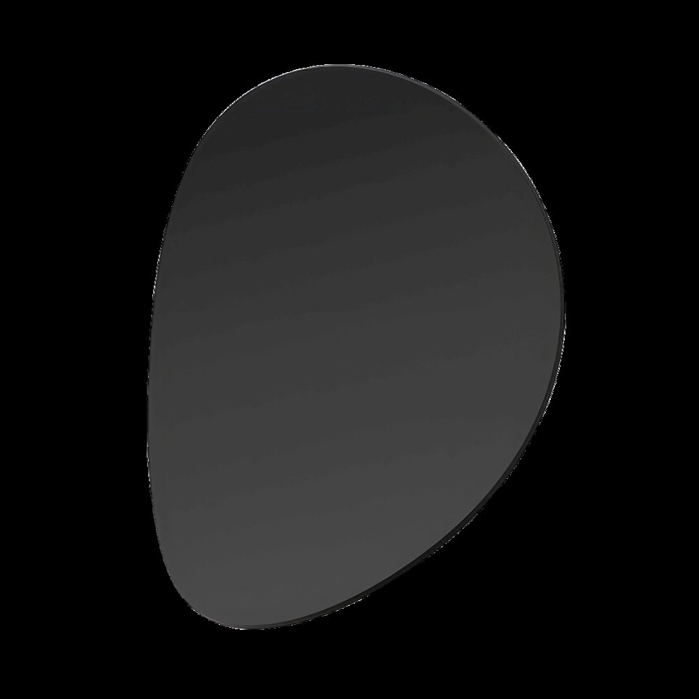 Malibu Discs Wall Sconce, Satin Black. Picture 1