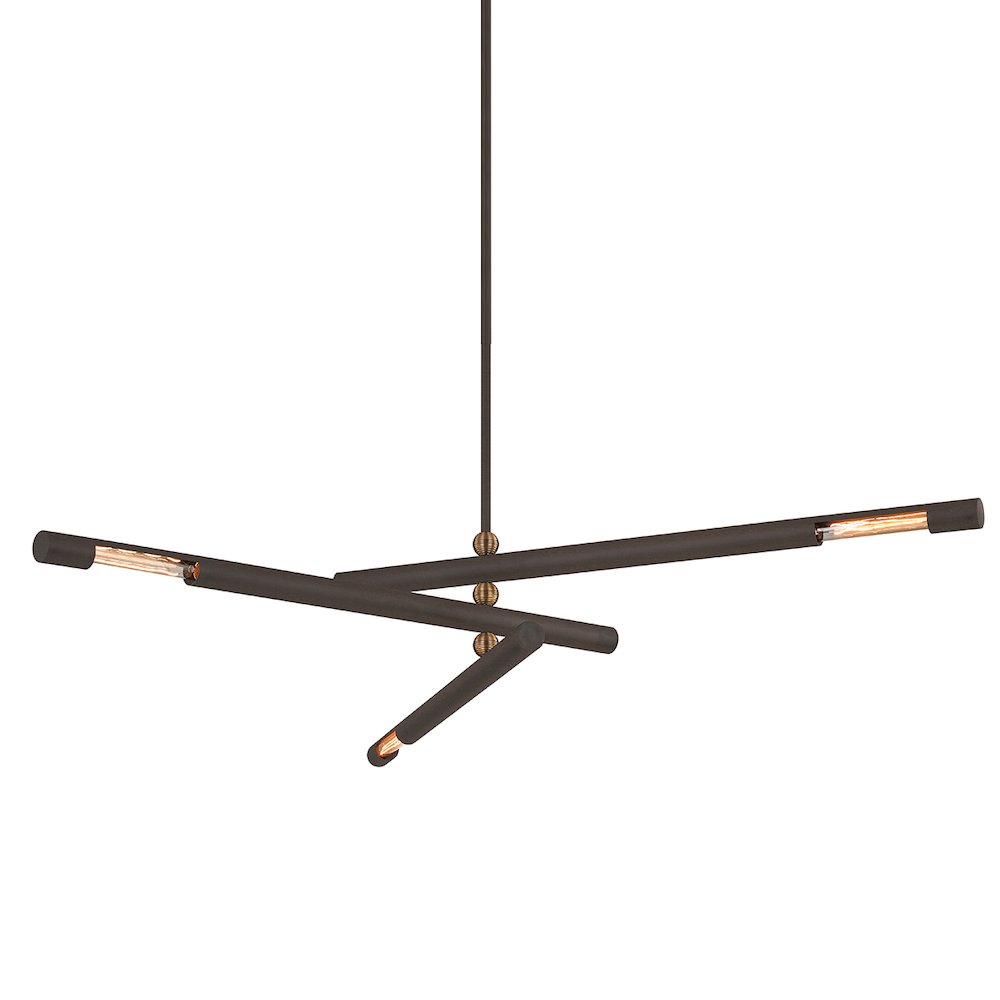 Hendrix Chandelier, Bronze. Picture 1