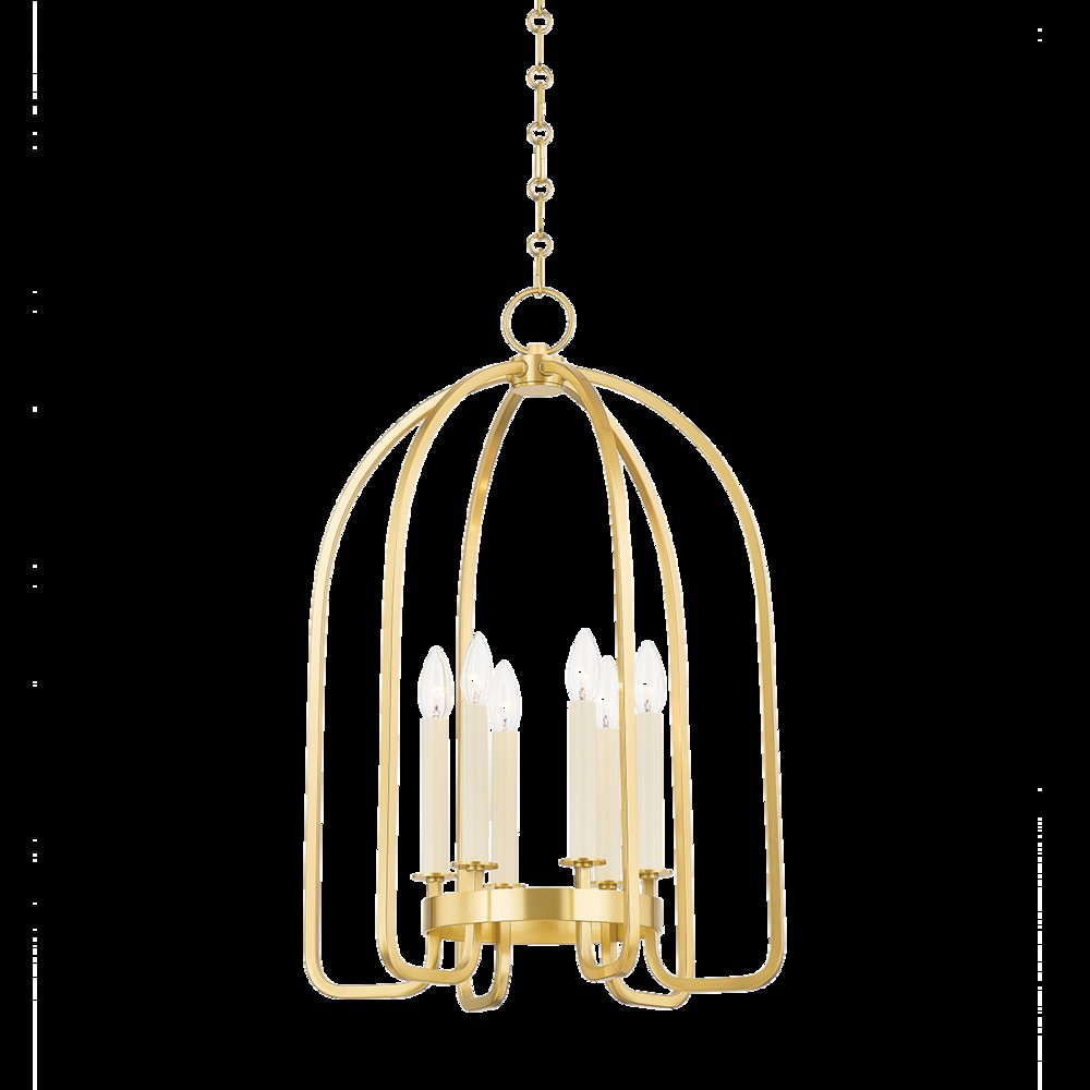 Oakville Lantern, Aged Brass. Picture 1