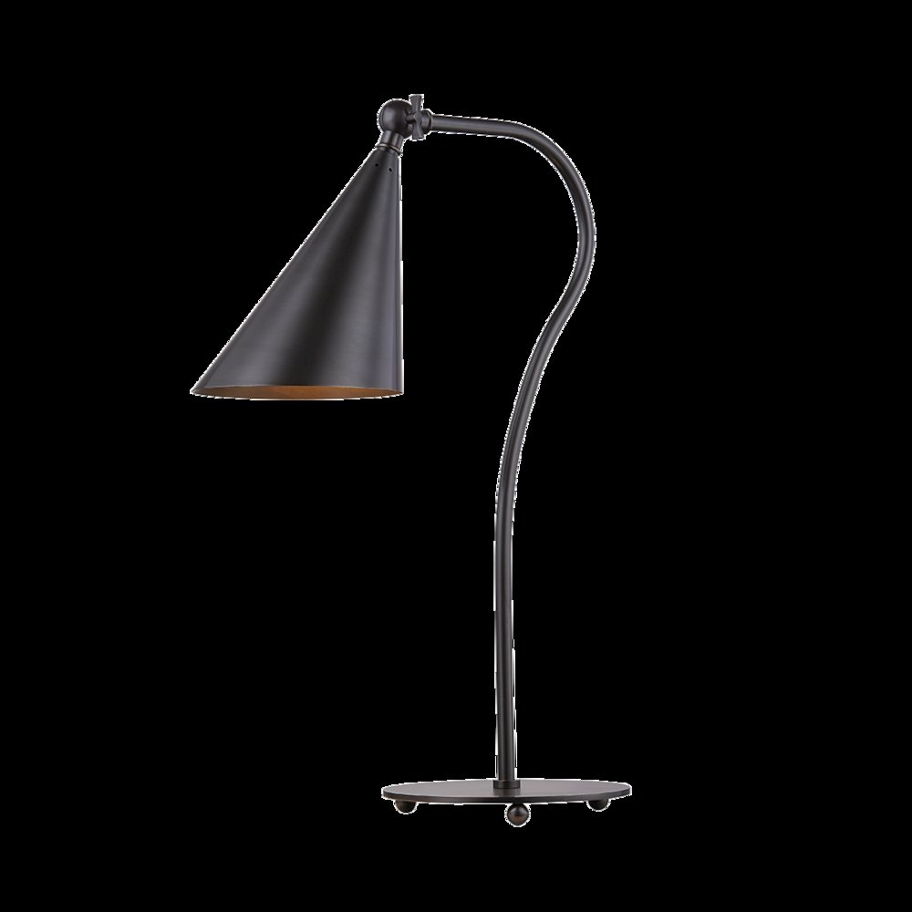 Lupe Table Lamp, Old Bronze. Picture 1
