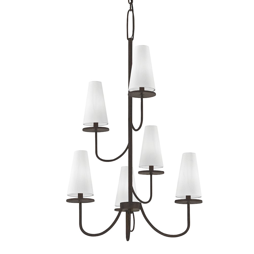 Marcel Chandelier, Textured Bronze. Picture 1