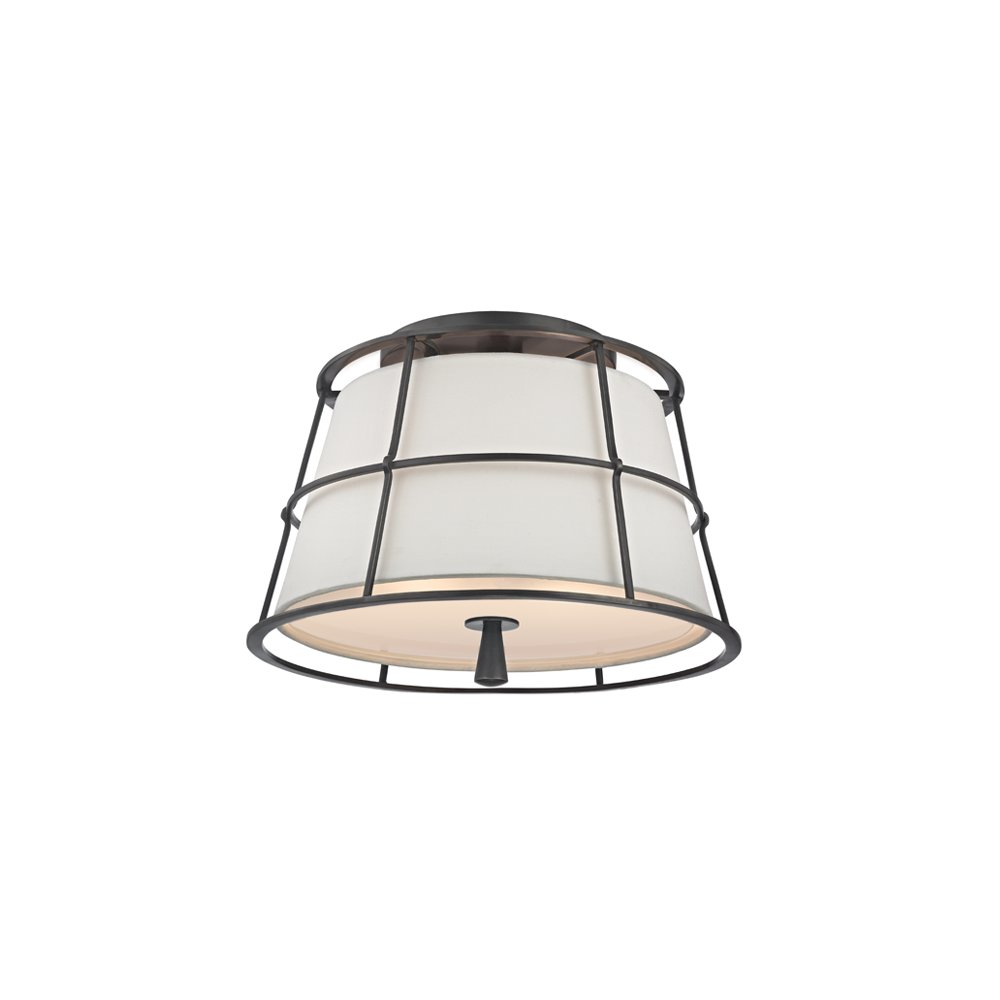 Savona Semi Flush, Old Bronze. Picture 1