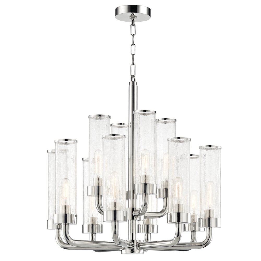 Soriano Chandelier, Polished Nickel. Picture 1