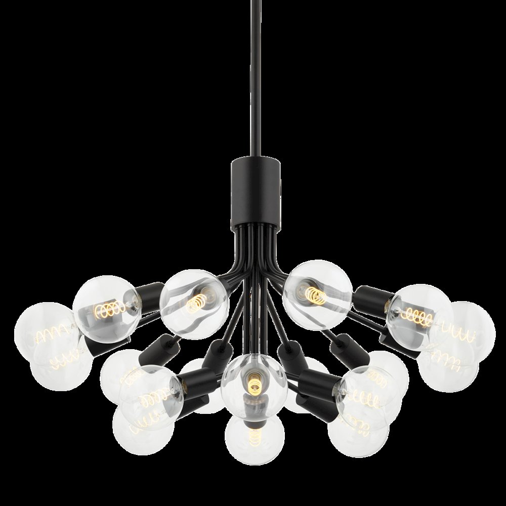Drea Chandelier, Soft Black. Picture 1