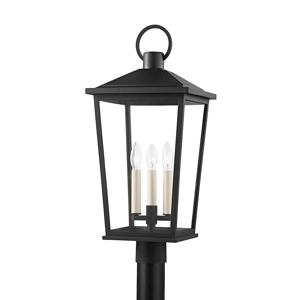 Soren Exterior Post, Texture Black. Picture 1