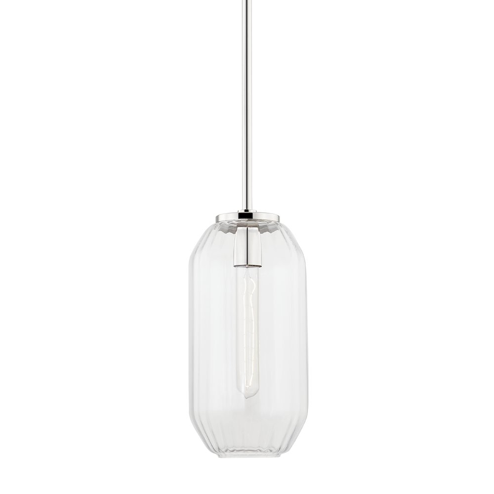 Bennett Pendant, Polished Nickel. Picture 1