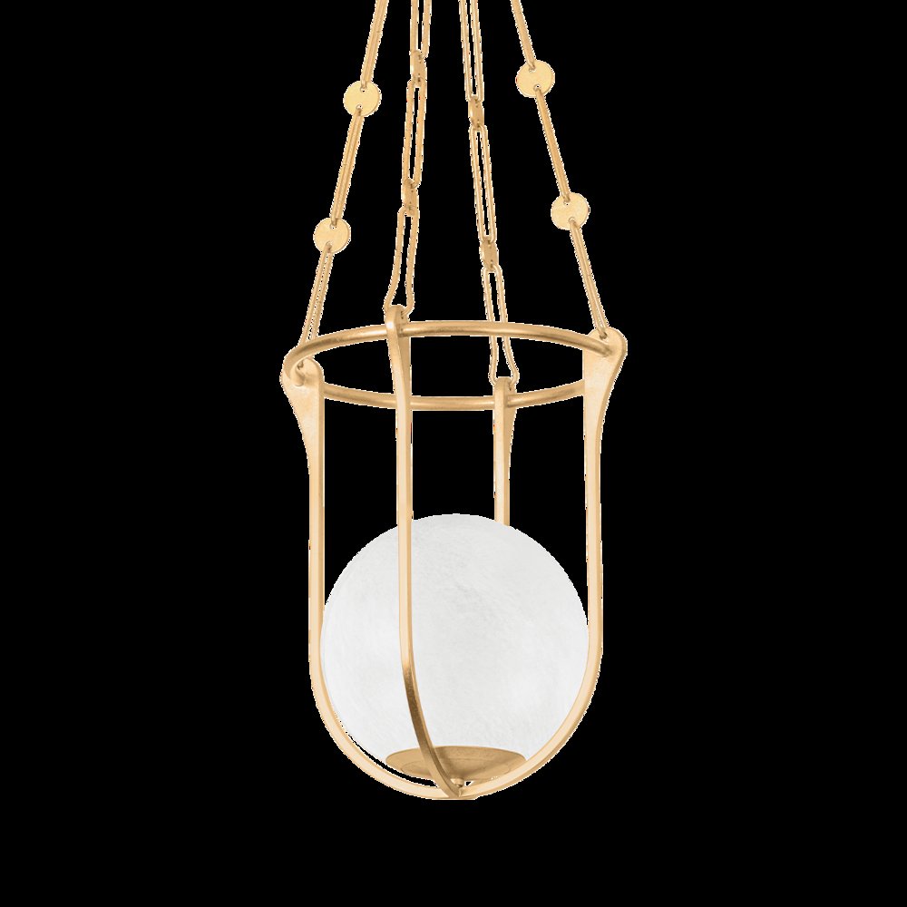 Verbank Lantern, Vintage Gold Leaf. Picture 1