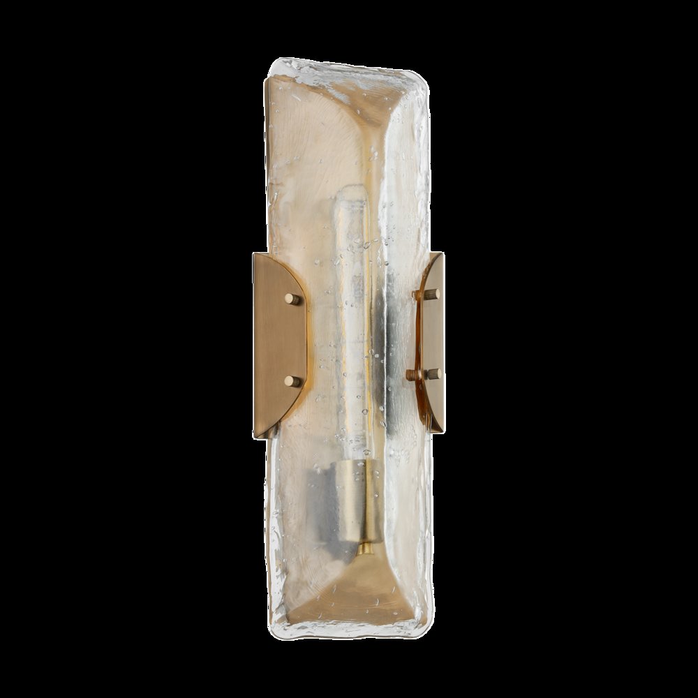 Nordic Wall Sconce, Patina Brass. Picture 1