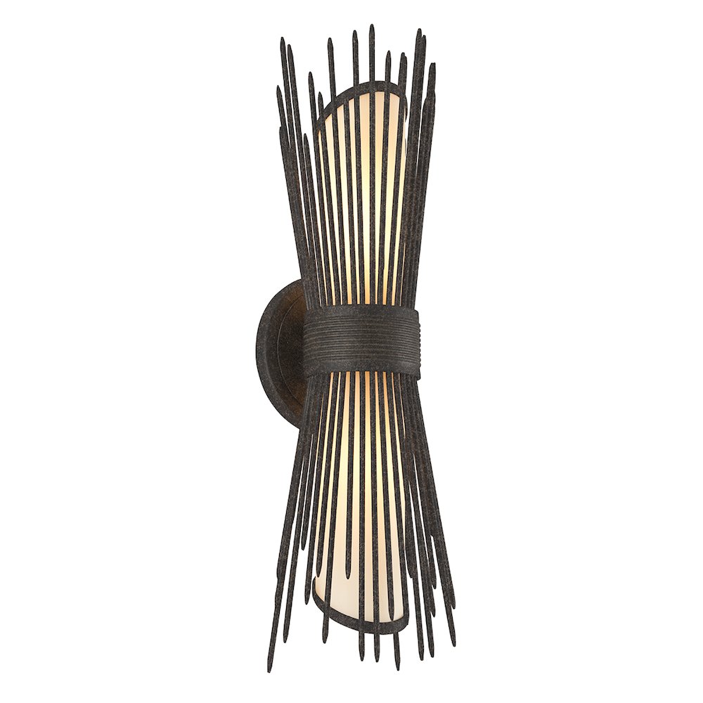 Blink Exterior Wall Sconce, French Iron. Picture 1