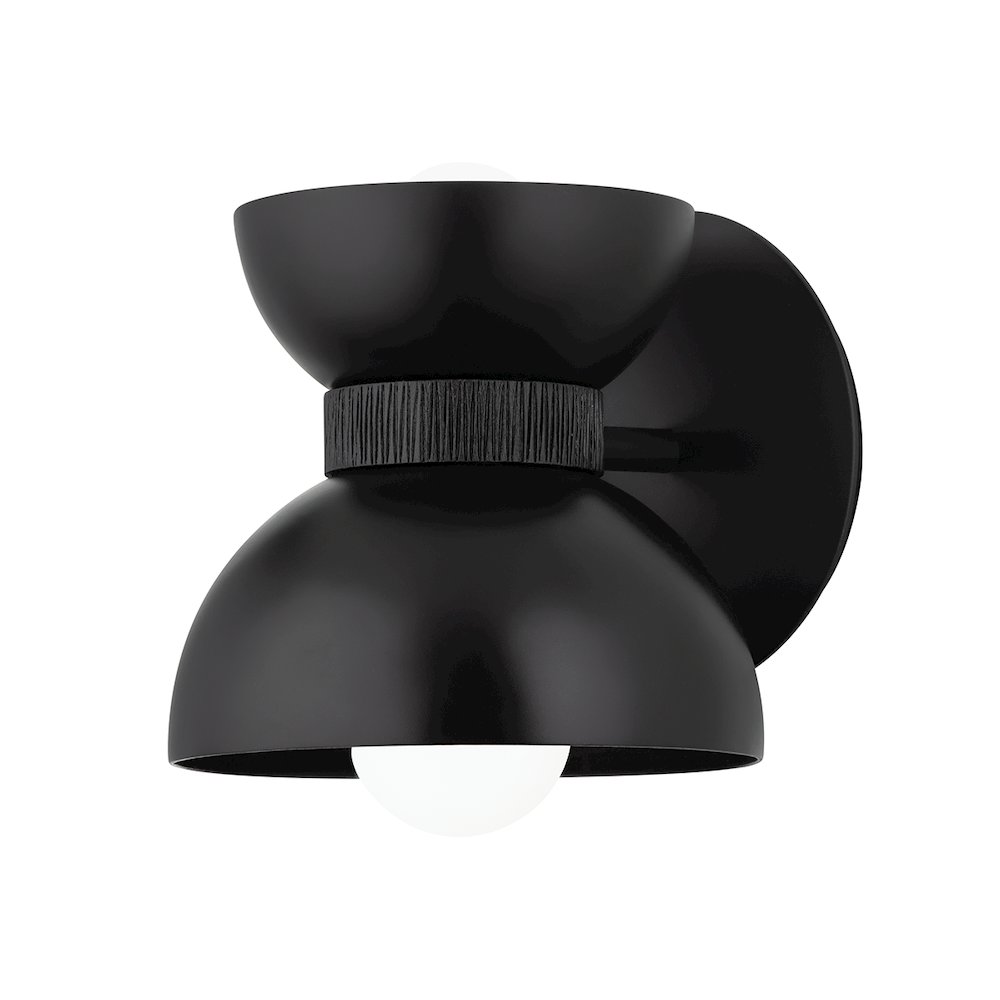 Pomona Wall Sconce, Soft Black. Picture 1